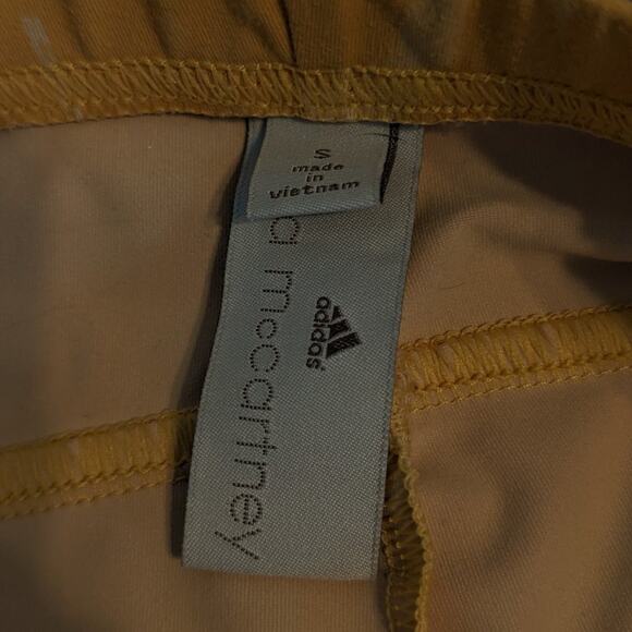 Adidas by Stella McCartney Printed Mid-Rise Cropped Leggings Size S - Picture 7 of 9